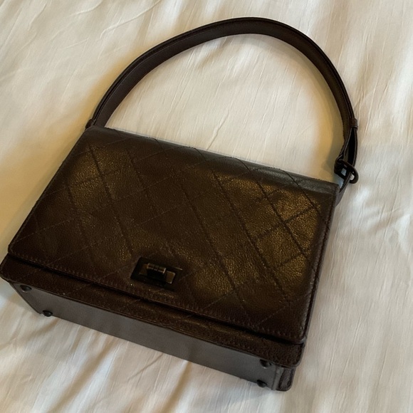 Chanel chocolate brown vintage caviar leather  with convertible strap - Picture 6 of 16